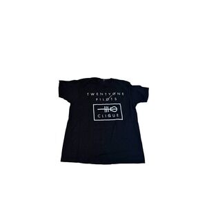 Twenty One Pilots Clique T-Shirt Black Graphic Band Tee Tultex Mens XL